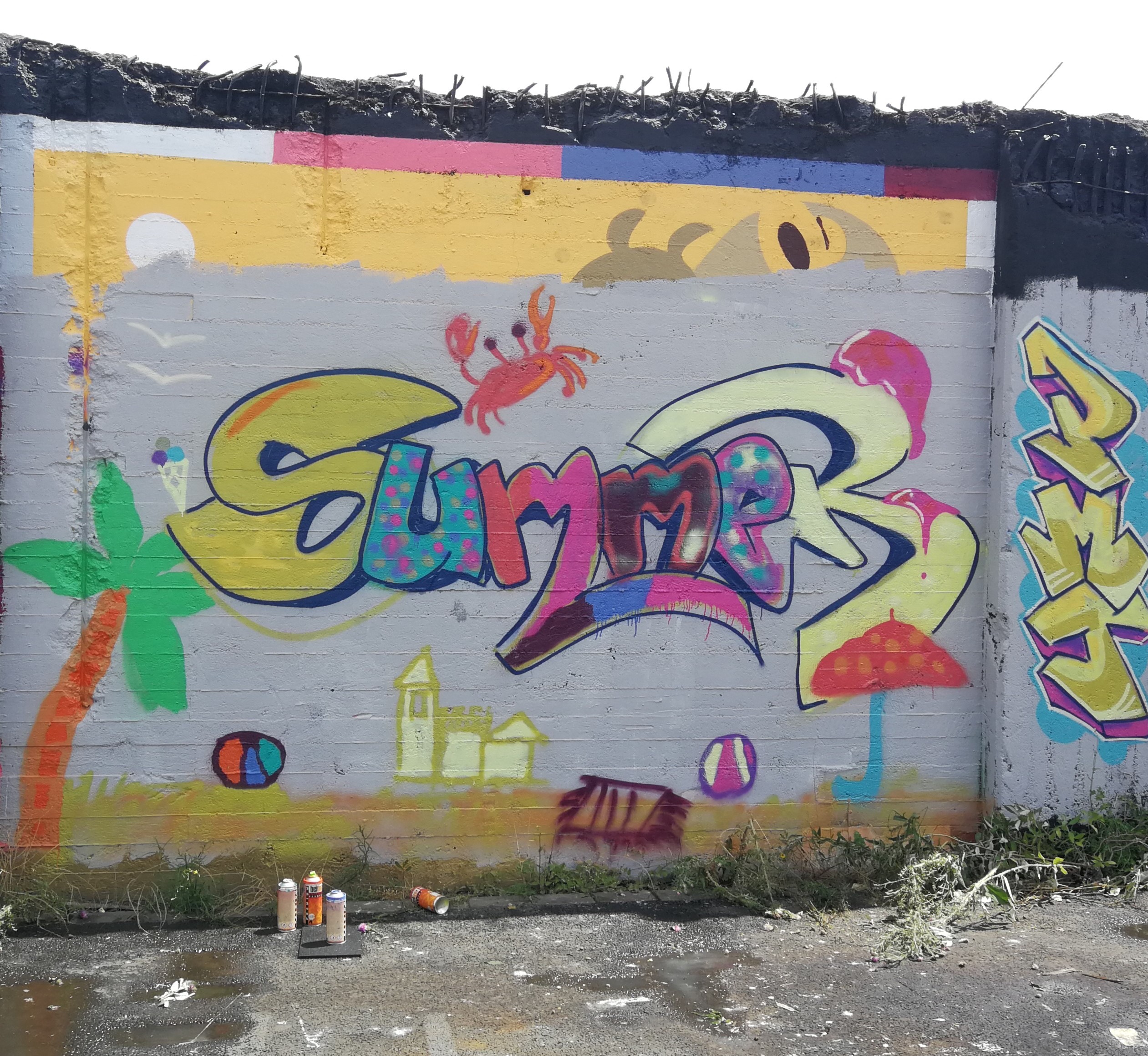Graffiti-Auf Spurensuche im Dortmunder Hafen